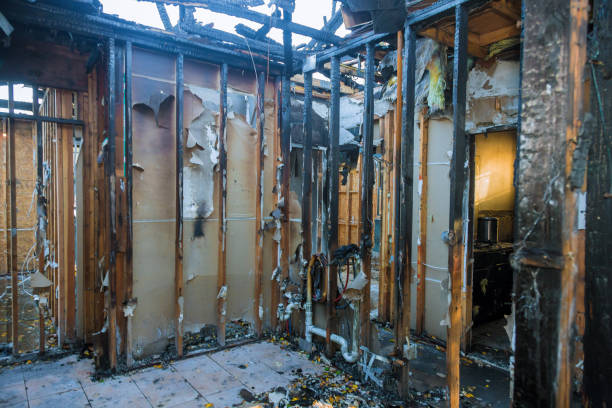 Professional Fire Damage Removal technician working in Kimball, MN